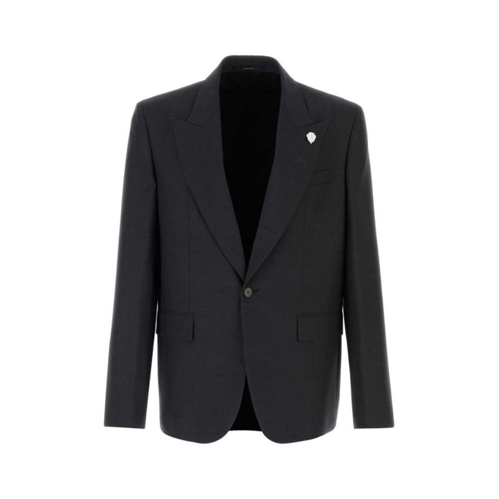 Gucci Men Graphite Wool Blazer